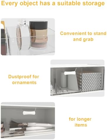 Stylized 3-Pack Organizer for Medicine Cabinets