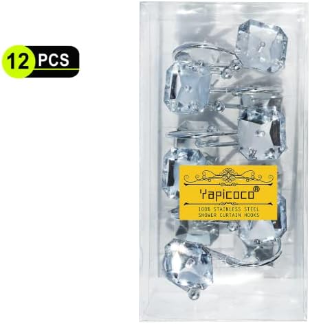 Stainless Steel Decorative Shower Curtain Hangers