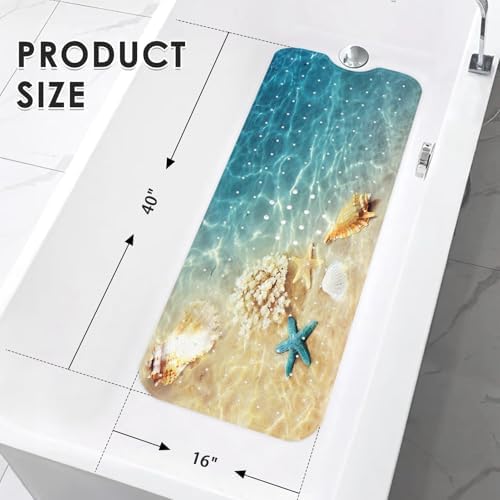 Seashell Summer Beach Bath Mat