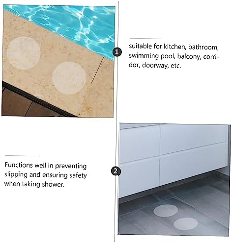 Non-Slip Bathtub Floor Decal with Scraper Adhesive for Smooth Surfaces