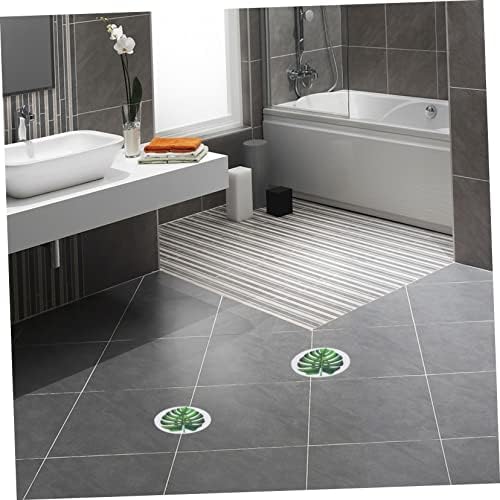 1Set Leaf Anti-Slip Bathtub Stickers for Safe Bathing
