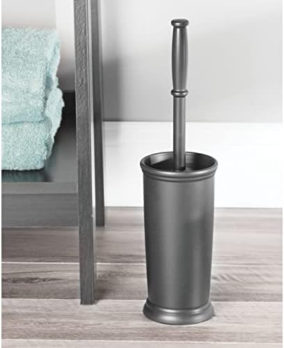 mDesign Toilet Bowl Brush with Modern Holder 1