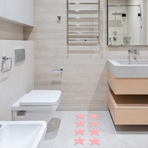 1 Set Non-Slip Bathtub Stickers Star Shape Safety Decals for Bathroom