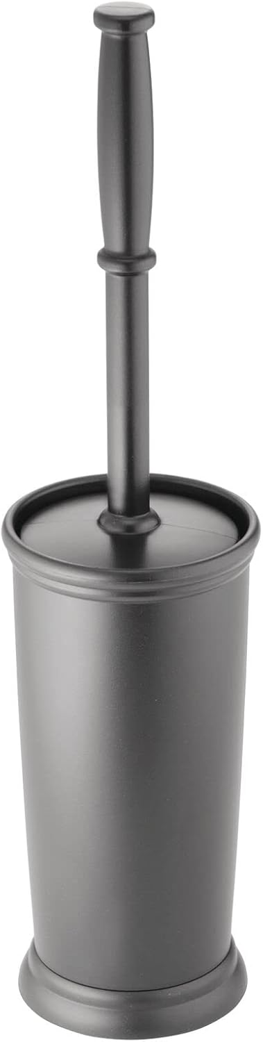 mDesign Toilet Bowl Brush with Modern Holder 1