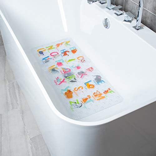 Cartoon Non Slip Bathtub Mat for Kids - 34x15 Inch