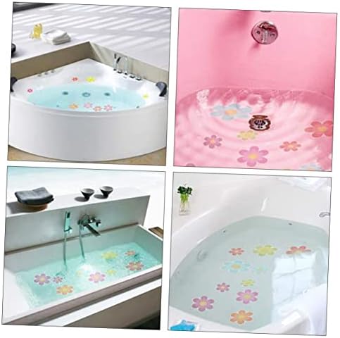 Slip-Resistant Daisy Bath Sticker for Safety