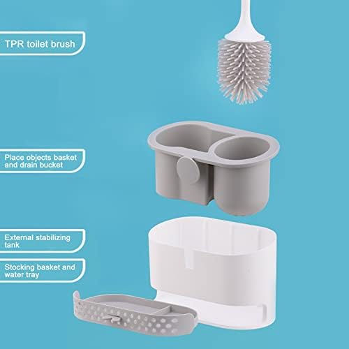 Silicone Toilet Brush with Dual Use