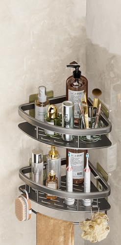 Rust-Resistant Corner Shower Organizer 2-Pack