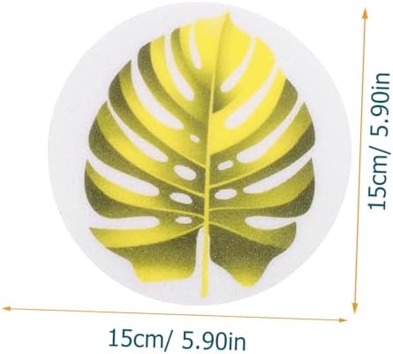 Non-Slip Bath Stickers with Leaf Design for Kids