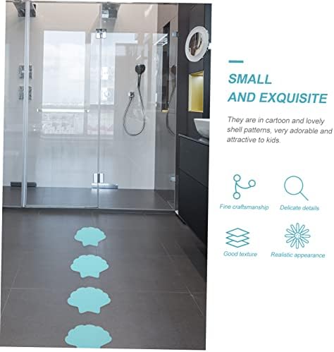 Safe Educational Bath Sticker for Kids OlarZ Shell Shape 3D elesigns