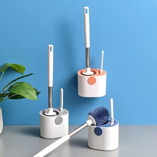 Flexible Silicone Toilet Brush Set