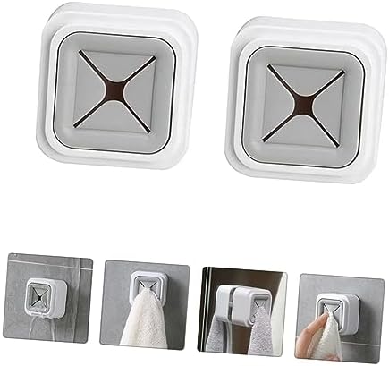 DECHOUS 3Pcs Self Adhesive Towel Holders for Bathroom Kitchen