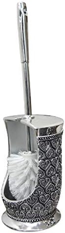 Sturdy Design Space-Saving Modern Aesthetic Toilet Brush Holder