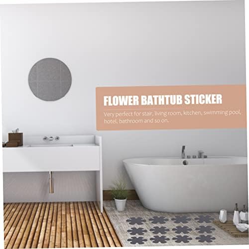 Non-SlipFlower Shape Bath Sticker Mat for Bathtub Easy to Stick