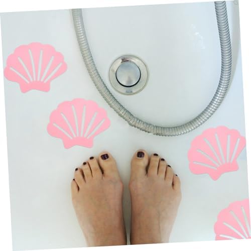 12pcs Sea Shell Non-Slip Stickers for Bathtub More