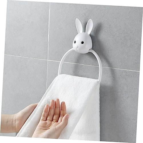 BESTYASH 1Pc Cute Cartoon Towel Organizer Upheld Towel Holder for Bathroom Kitchen