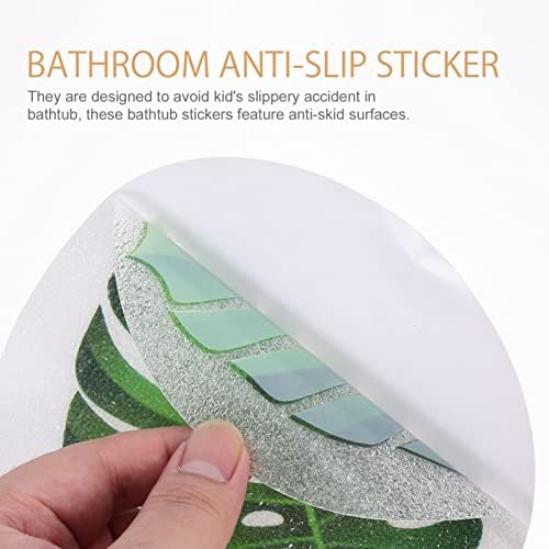 LIFKOME Leaf Shape Non-Slip Bath Tub Stickers