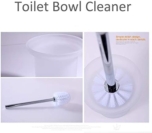 Stainless Steel Wall-Mounted Toilet Bowl Brush Holder Rust-Resistant and Ergonomic