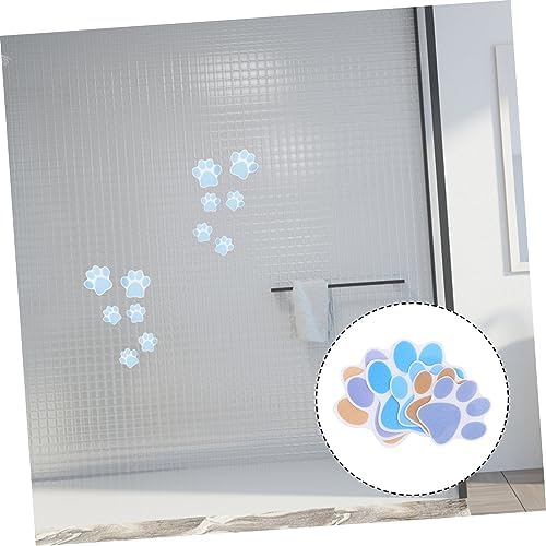 Ciieeo Adorable Cartoon Dog Footprint Bath Sticker Set