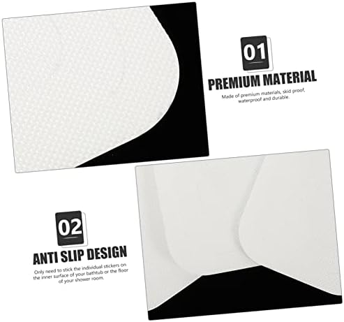 24-Piece Slip-Free Sticker Set for Bathroom Safety