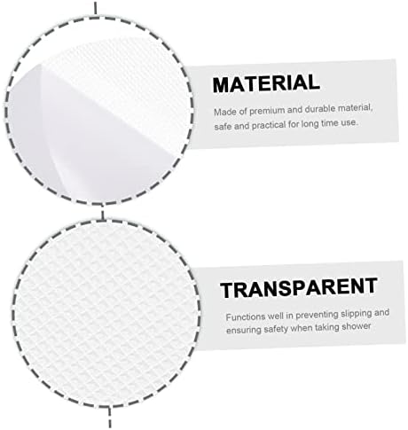 HAKIDZEL Bathroom Non-Slip Floor Stickers Flower Shape Decals Easy Install Set