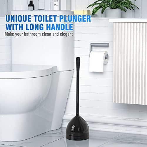 Low-Maintenance Toilet Plunger Brush Set