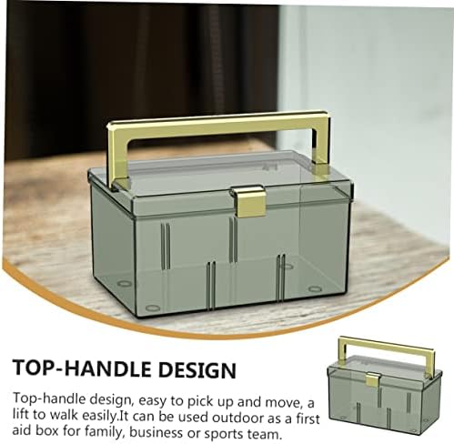 PartyKindom Compact Medicine Cabinet Portable Storage Box