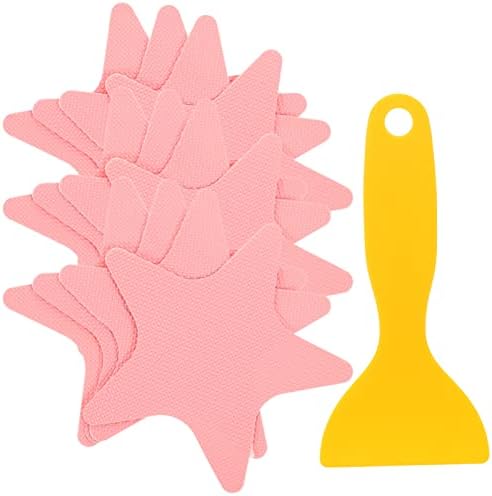 1 Set Non-Slip Bathtub Stickers Star Shape Safety Decals for Bathroom