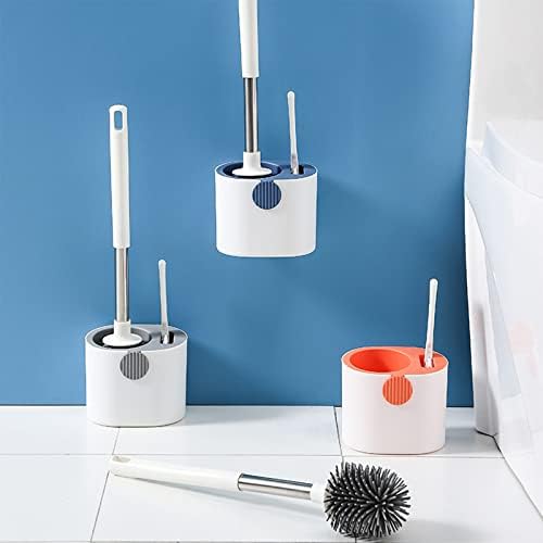 Flexible Silicone Toilet Brush Set