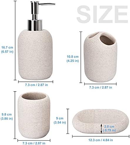 Elegant 4-Piece Bath Set