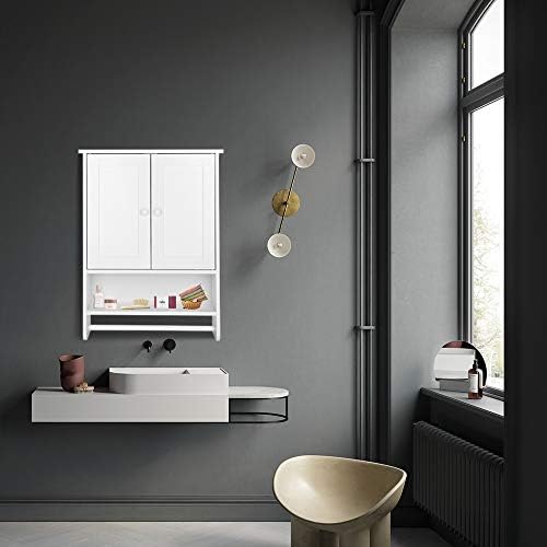 Stylish 2-Door Bathroom Storage Cabinet