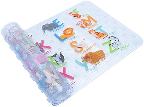 Cartoon Non Slip Bathtub Mat for Kids - 34x15 Inch