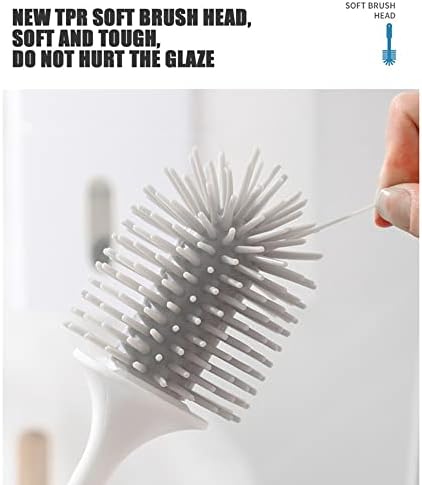 Silicone Toilet Brush with Dual Use