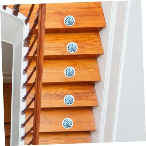 Anti-Slip Bath Stickers with Leaf Patterns for Safety