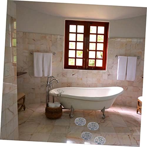 Mobestech 4pcs Non-Slip Bath Stickers for Tub Safety and Grip