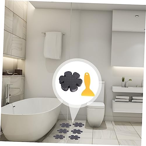 Non-SlipFlower Shape Bath Sticker Mat for Bathtub Easy to Stick