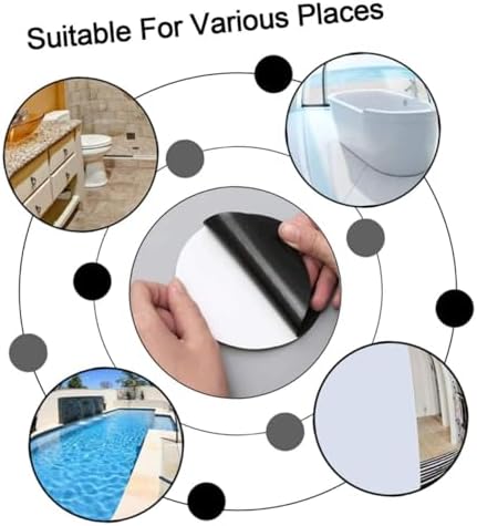 73pc Non-Slip Self-Adhesive Shower Strips for Bathroom