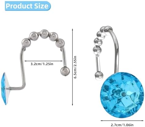 Luxury Teal Blue Crystal Hangers