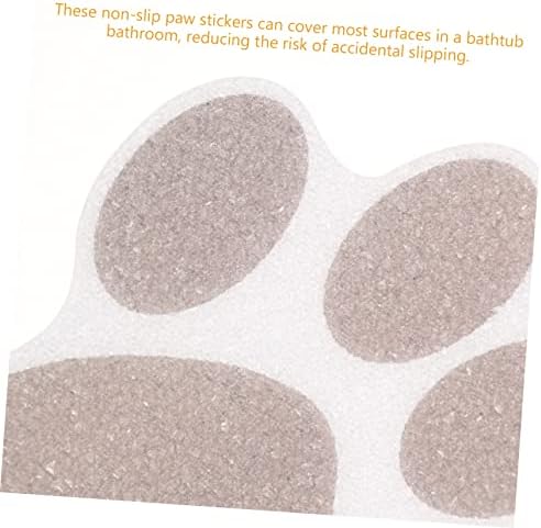 10pcs Non-Slip Paw Decals for Bathtub and Shower