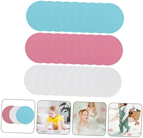 Cabilock 72pcs Self-Adhesive Non-Slip Round Decals for Bathroom Stairs