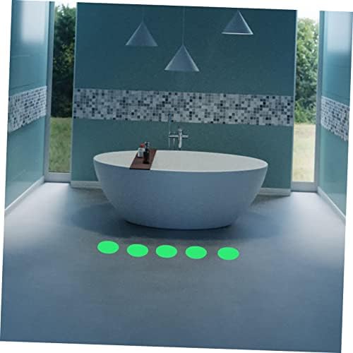 20-Piece Luminous Non-Slip Bathroom Tiles with Adhesive for Safe Use