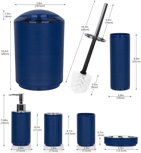 CERBIOR Trade-In bath set 6 piece bathroom accessory with premium quality