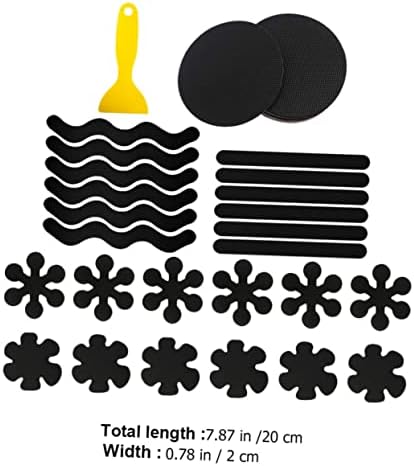 73pc Non-Slip Self-Adhesive Shower Strips for Bathroom