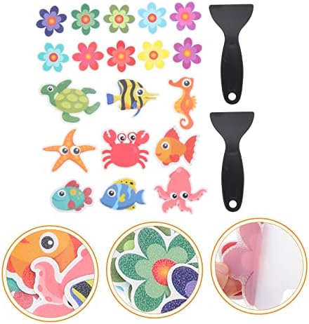 Garneck 2 Sets Bath Non-Slip Stickers