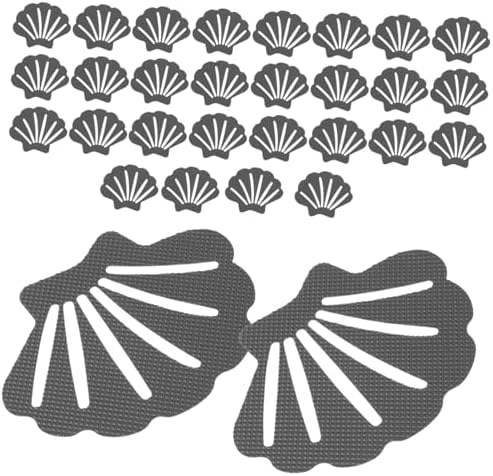 30-Piece Shell Shaped Bathtub Bath Non-Skid Stickers