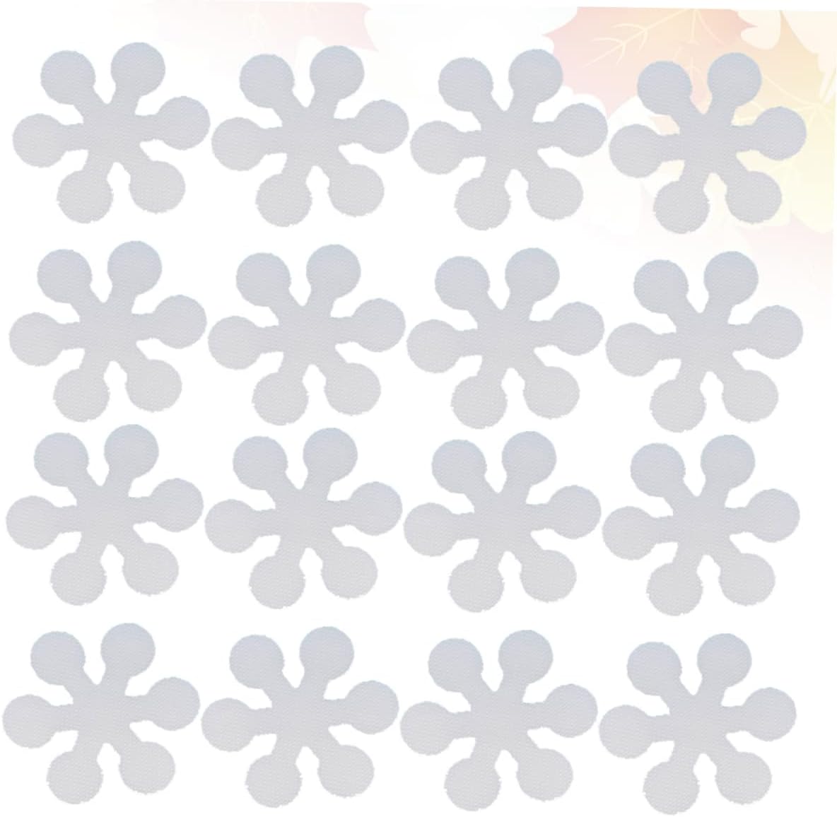 Bathtub Non-Slip Sticker Set - Snowflake Design - Easy Install Removable