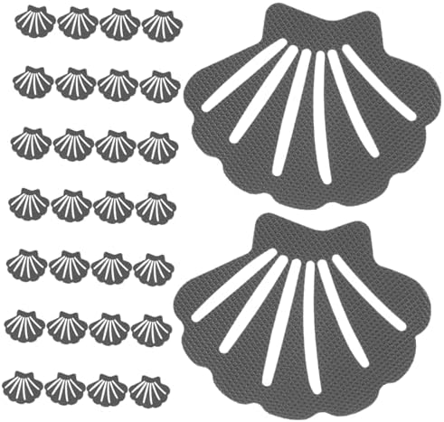 30-Piece Shell Shaped Bathtub Bath Non-Skid Stickers