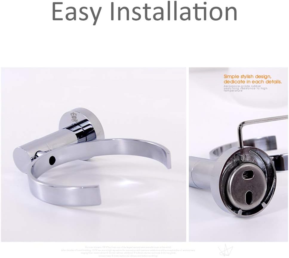 Stainless Steel Wall-Mounted Toilet Bowl Brush Holder Rust-Resistant and Ergonomic