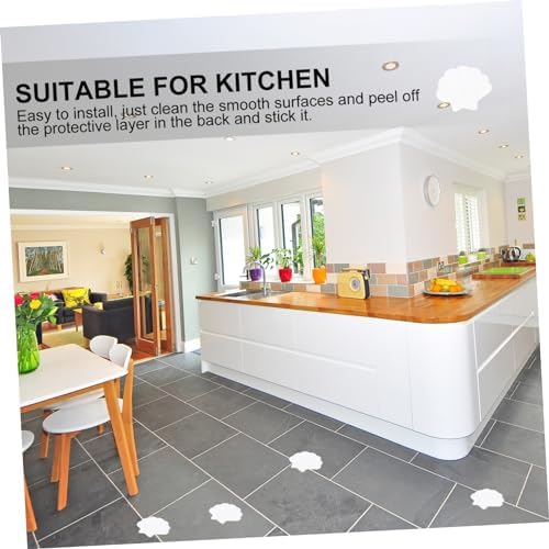 12-Piece Sea Shell Shaped Non-Slip Bathroom Stickers for Safety