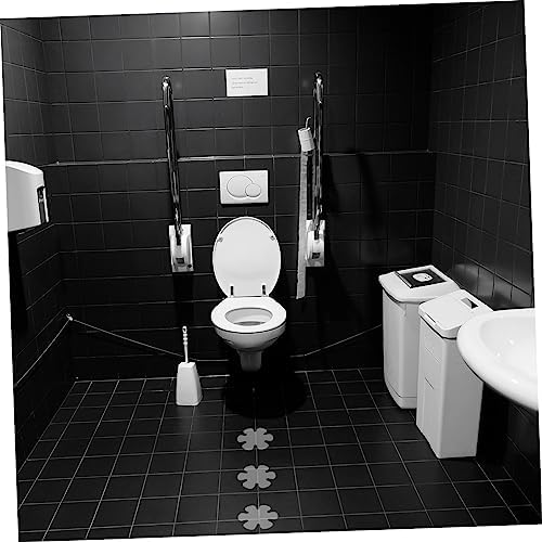 Secure Non-Skid Bathroom stickers with a chic flower design